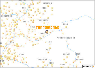 map of Tangai Bānda