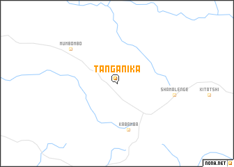 map of Tanganika