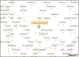 map of Tangaporé