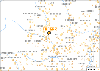 map of Tāngar