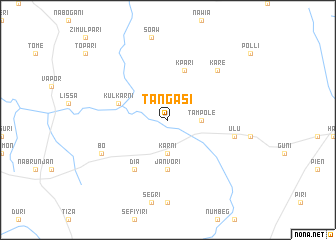 map of Tangasi