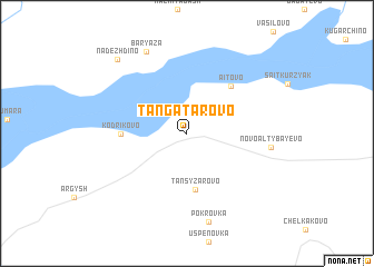 map of Tangatarovo