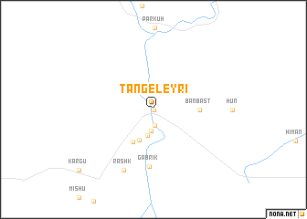 map of Tang-e Leyrī