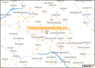 map of Tang-e Moḩammad Şāleḩ