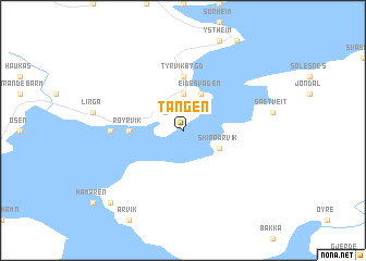 map of Tangen