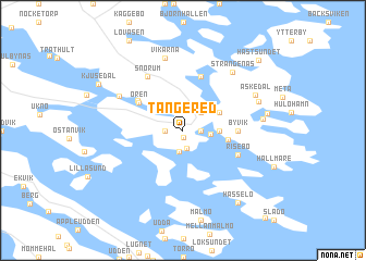 map of Tångered