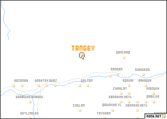 map of Tangey