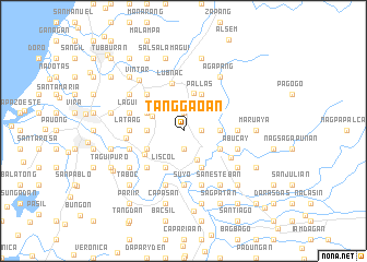 map of Tang-gaoan