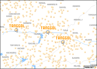 map of Tang-gol