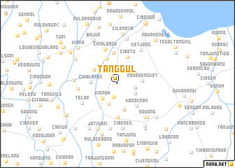 map of Tanggul