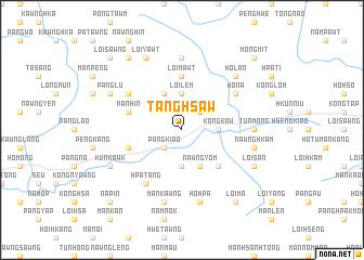 map of Tanghsaw