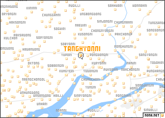 map of Tanghyŏn-ni