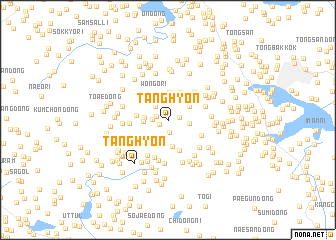 map of Tanghyŏn