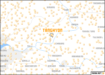 map of Tanghyŏn