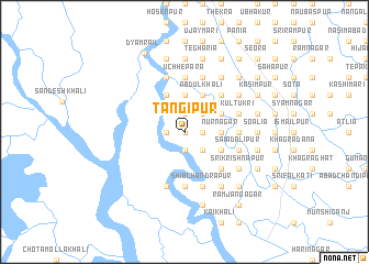 map of Tangipur