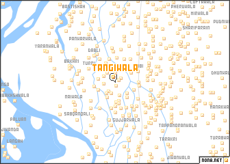 map of Tāngīwāla