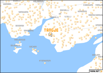 map of Tangje