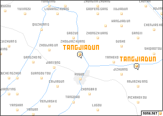 map of Tangjiadun