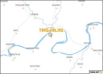 map of Tangjialing