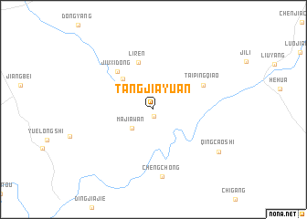 map of Tangjiayuan