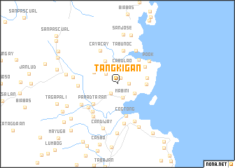 map of Tangkigan