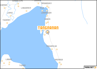 map of Tangnanan