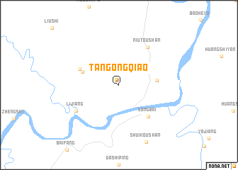 map of Tangongqiao