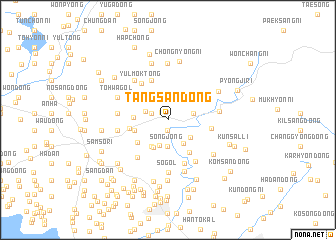 map of Tangsan-dong