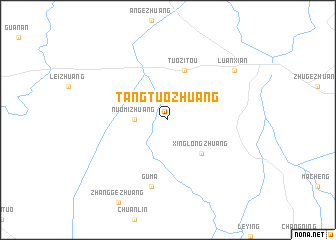 map of Tangtuozhuang