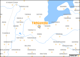 map of Tanguikou