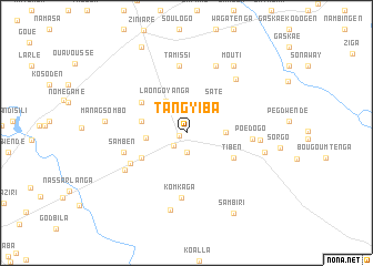 map of Tang Yiba