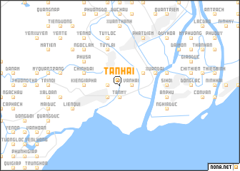 map of Tân Hải