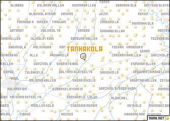 map of Tanhā Kolā