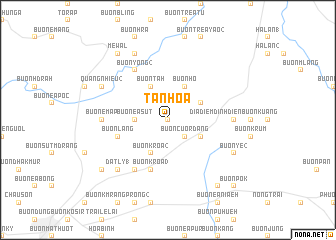 map of Tân Hòa