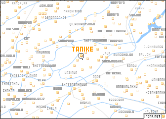 map of Tanīke