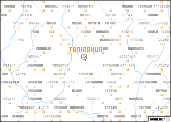 map of Taninahun