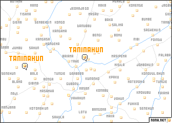 map of Taninahun