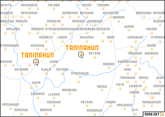 map of Taninahun