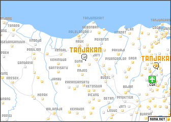 map of Tanjakan