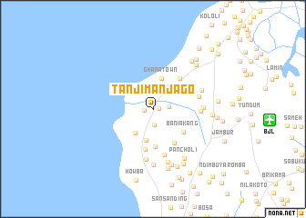 map of Tanji Manjago