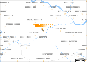 map of Tanjomanga