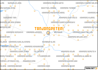 map of Tanjong Peteri