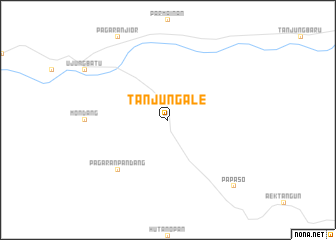 map of Tanjungale