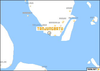 map of Tanjungbatu