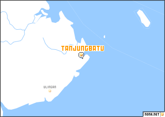 map of Tanjungbatu