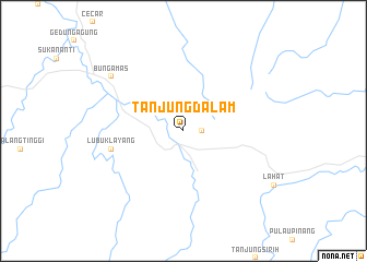 map of Tanjungdalam