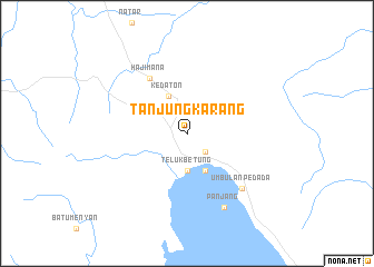 map of Tanjungkarang