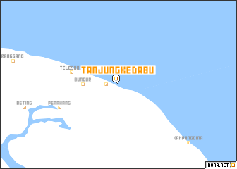 map of Tanjungkedabu