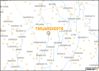 map of Tanjungkerta