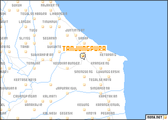 map of Tanjungpura